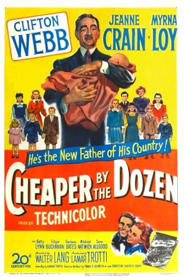 Cheaper by the Dozen movie poster (1950) poster with hanger