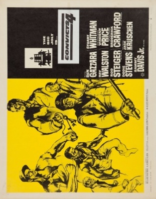 Convicts 4 movie poster (1962) wood print