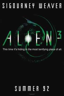 Alien 3 movie poster (1992) metal framed poster