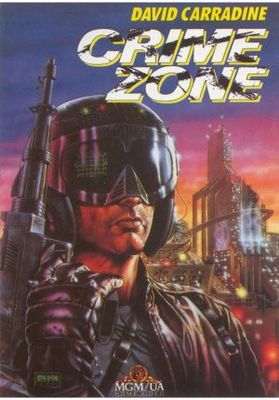 Crime Zone movie poster (1988) wood print