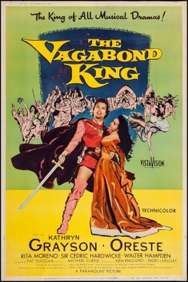 The Vagabond King movie poster (1956) wood print