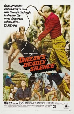 Tarzan's Deadly Silence movie poster (1970) poster with hanger