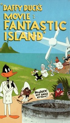 Daffy Duck's Movie: Fantastic Island movie poster (1983) tote bag