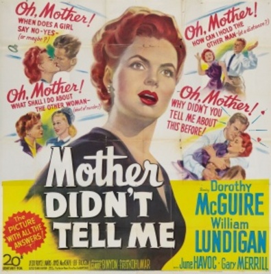 Mother Didn't Tell Me movie poster (1950) mouse pad