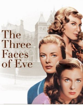 The Three Faces of Eve movie poster (1957) wood print