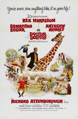 Doctor Dolittle movie poster (1967) wooden framed poster