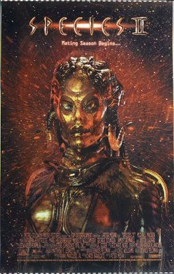 Species II movie poster (1998) poster with hanger
