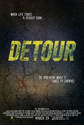 Detour movie poster (2013) canvas poster