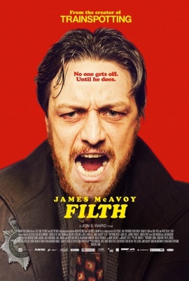 Filth movie poster (2013) wooden framed poster