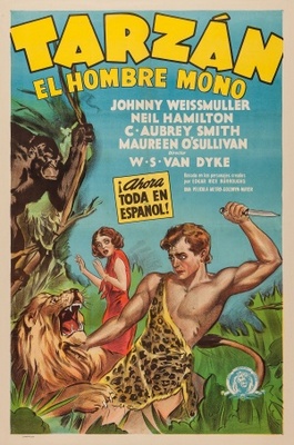 Tarzan the Ape Man movie poster (1932) wooden framed poster