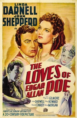 The Loves of Edgar Allan Poe movie poster (1942) wood print