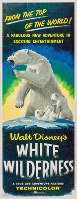 White Wilderness movie poster (1958) metal framed poster