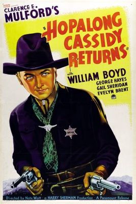 Hopalong Cassidy Returns movie poster (1936) canvas poster