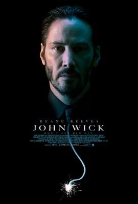 John Wick movie poster (2014) poster with hanger