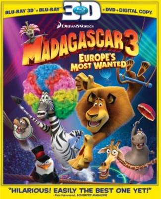 Madagascar 3: Europe's Most Wanted movie poster (2012) puzzle MOV_5a9da961