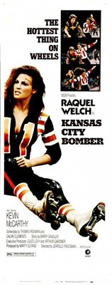 Kansas City Bomber movie poster (1972) wooden framed poster