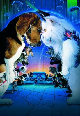 Cats & Dogs movie poster (2001) Stickers MOV_5aa9af99