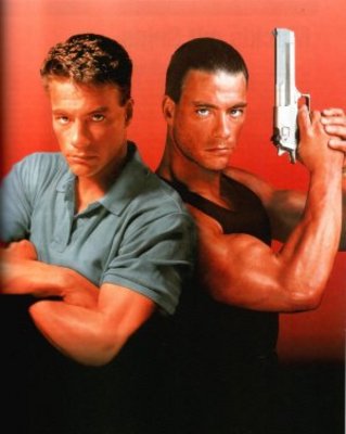 Double Impact movie poster (1991) poster with hanger