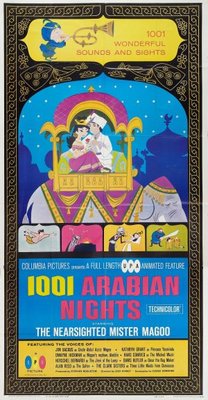1001 Arabian Nights movie poster (1959) poster with hanger