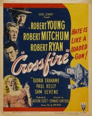 Crossfire movie poster (1947) tote bag