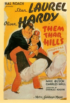 Them Thar Hills movie poster (1934) wood print
