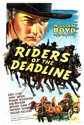 Riders of the Deadline movie poster (1943) canvas poster