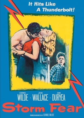 Storm Fear movie poster (1955) poster with hanger
