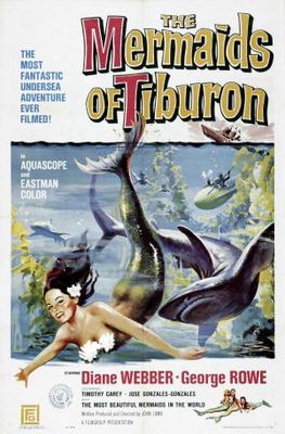 Mermaids of Tiburon movie poster (1962) Longsleeve T-shirt