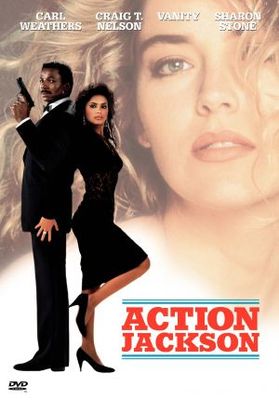 Action Jackson movie poster (1988) pillow