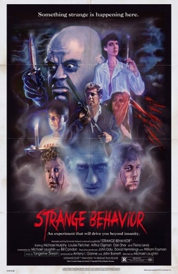Strange Behavior movie poster (1981) poster with hanger