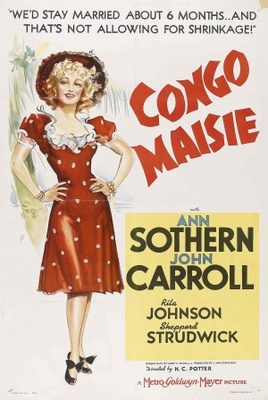 Congo Maisie movie poster (1940) poster with hanger