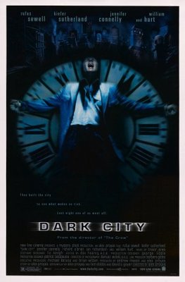 Dark City movie poster (1998) metal framed poster