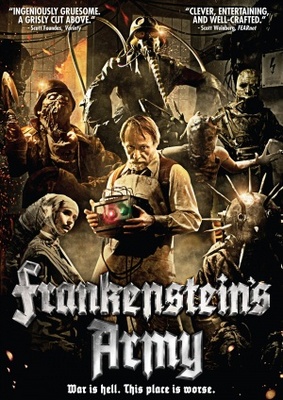 Frankenstein's Army movie poster (2013) wood print