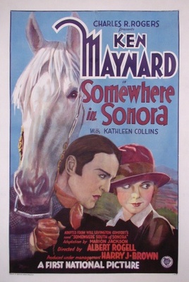 Somewhere in Sonora movie poster (1927) mug