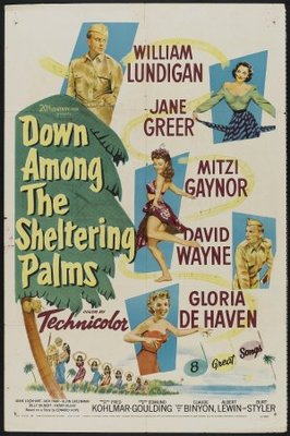 Down Among the Sheltering Palms movie poster (1953) mug