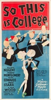 So This Is College movie poster (1929) t-shirt #1064762