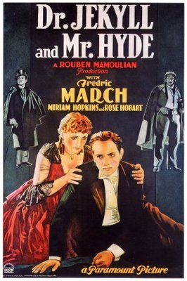 Dr. Jekyll and Mr. Hyde movie poster (1931) poster with hanger