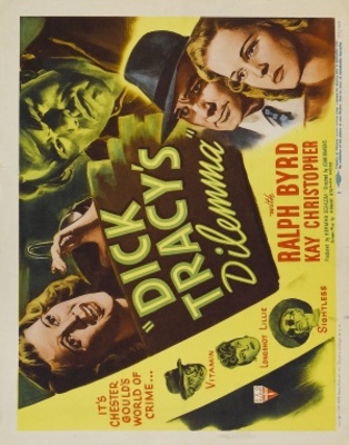 Dick Tracy's Dilemma movie poster (1947) metal framed poster