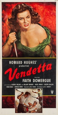 Vendetta movie poster (1950) poster with hanger