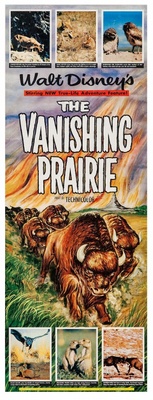 The Vanishing Prairie movie poster (1954) poster with hanger