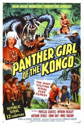 Panther Girl of the Kongo movie poster (1955) Stickers MOV_5c4998f4