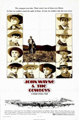 The Cowboys movie poster (1972) metal framed poster