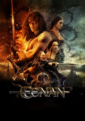Conan the Barbarian movie poster (2011) Stickers MOV_5c819ae8