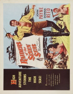 Raiders of the Seven Seas movie poster (1953) poster