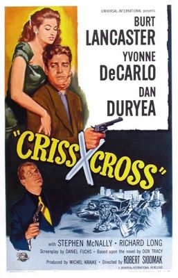 Criss Cross movie poster (1949) wood print