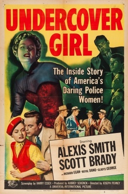 Undercover Girl movie poster (1950) t-shirt