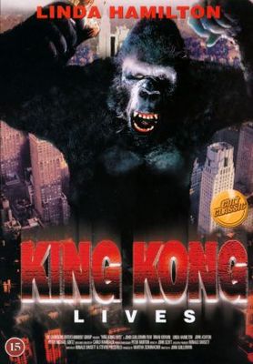 King Kong Lives movie poster (1986) metal framed poster