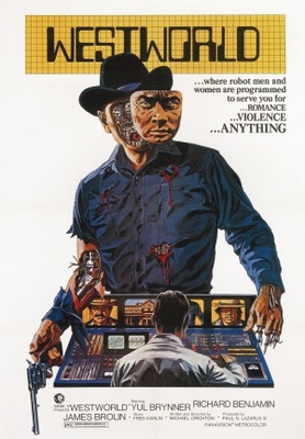 Westworld movie poster (1973) wood print