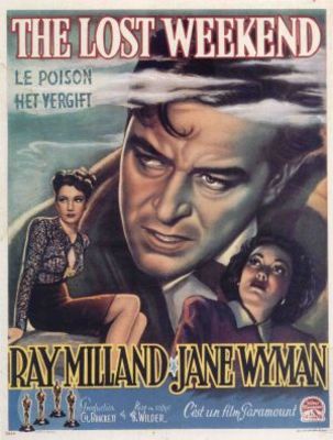 The Lost Weekend movie poster (1945) canvas poster