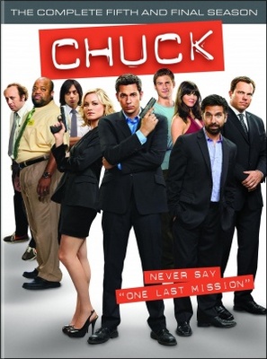 Chuck movie poster (2007) wood print